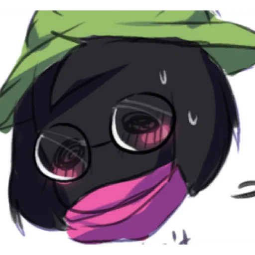 Стикер из набора "Ralsei 3"