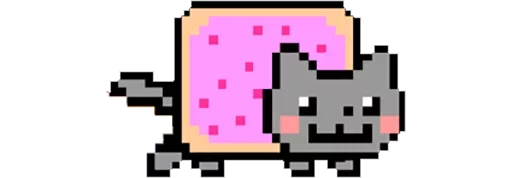 Sticker from the "Nyan Cat" sticker pack