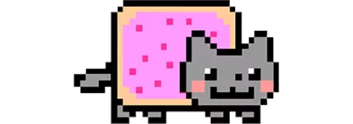 Sticker from the "Nyan Cat" sticker pack