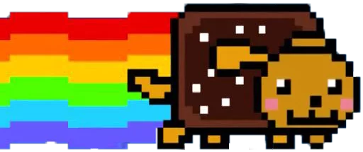 Sticker from the "Nyan Cat" sticker pack