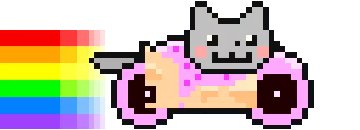 Sticker from the "Nyan Cat" sticker pack