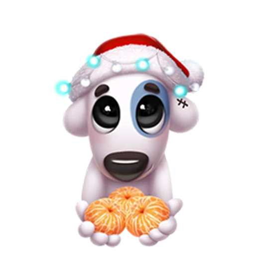 Sticker from the "New Year characters" sticker pack