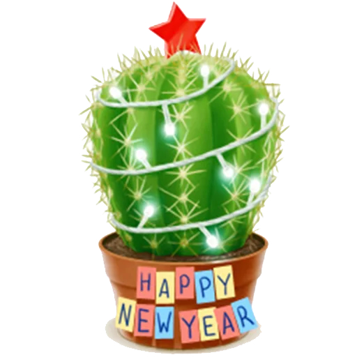 Sticker from the "New Year characters" sticker pack