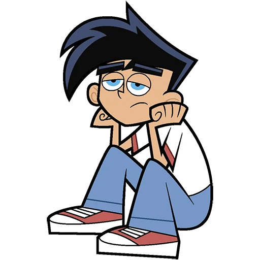 Sticker from the "Danny Phantom" sticker pack