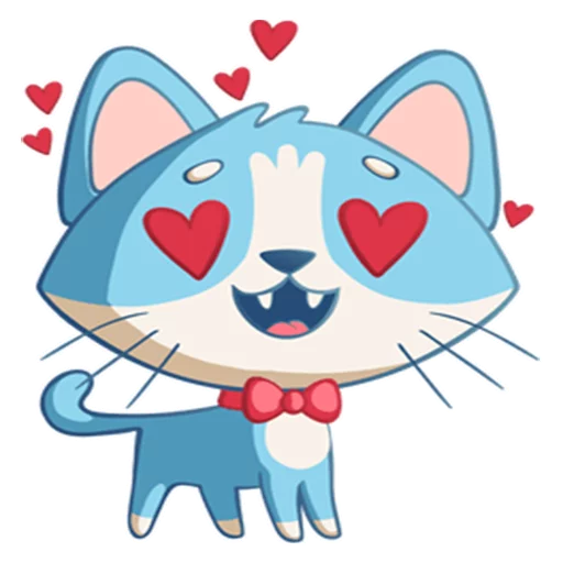 Sticker from the "Котенок Том" sticker pack