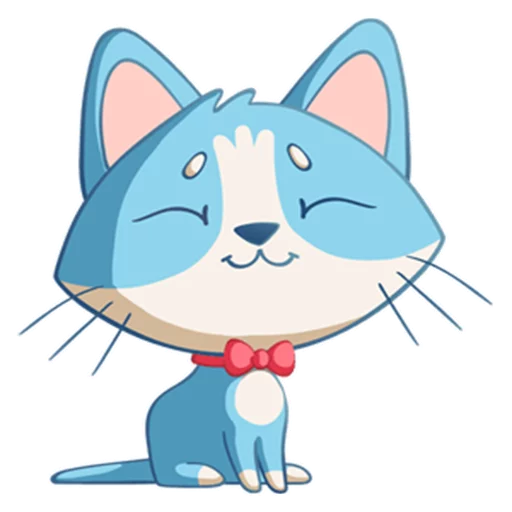 Sticker from the "Котенок Том" sticker pack