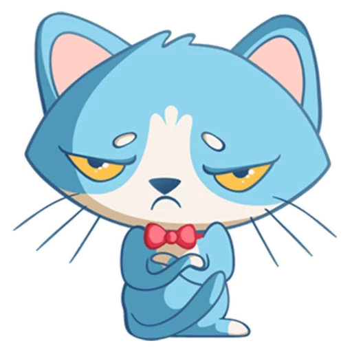 Sticker from the "Котенок Том" sticker pack