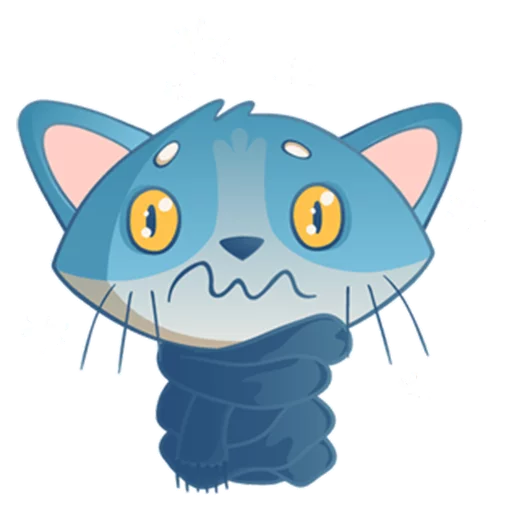 Sticker from the "Котенок Том" sticker pack