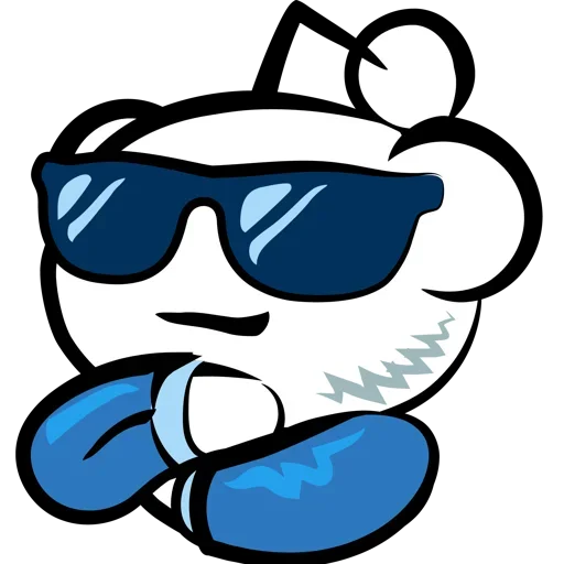 Sticker from the "Redditor" sticker pack