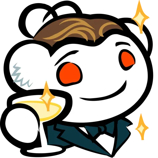 Sticker from the "Redditor" sticker pack