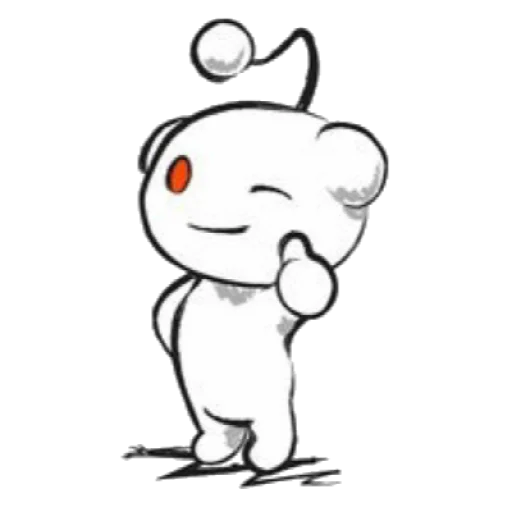 Sticker from the "Redditor" sticker pack