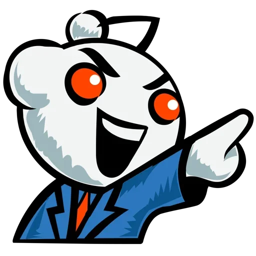 Sticker from the "Redditor" sticker pack