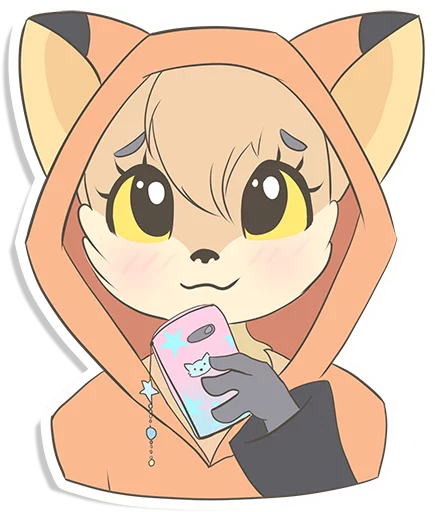 Sticker from the "Fox" sticker pack