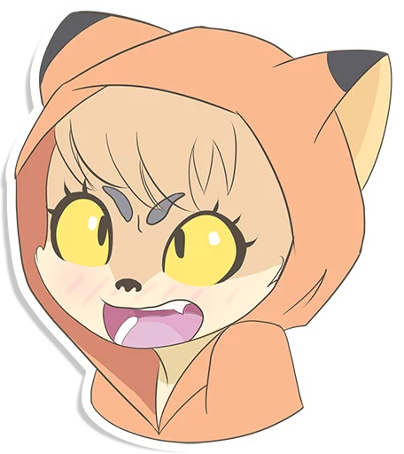 Sticker from the "Fox" sticker pack