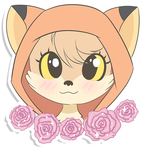 Sticker from the "Fox" sticker pack