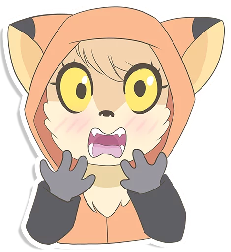 Sticker from the "Fox" sticker pack