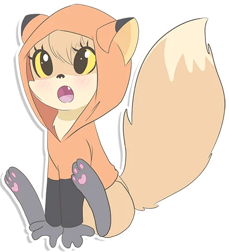 Sticker from the "Fox" sticker pack