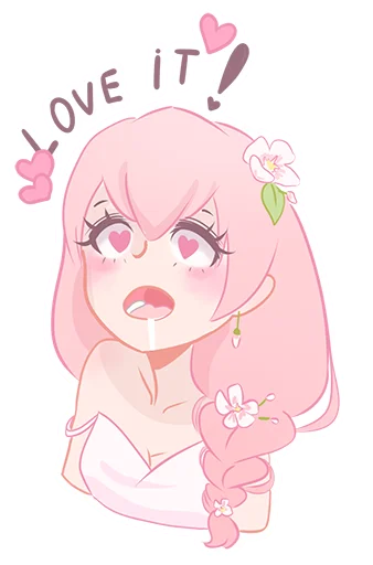 Sticker from the "Apple flower🌸" sticker pack