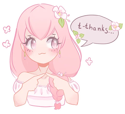 Sticker from the "Apple flower🌸" sticker pack