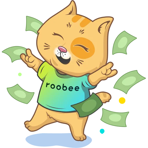 Стикер из набора "Roobee"