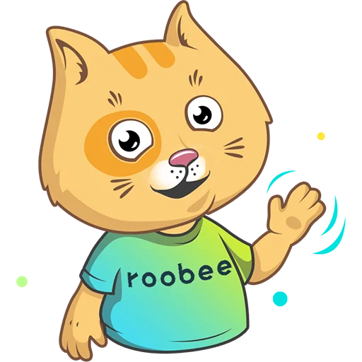 Стикер из набора "Roobee"