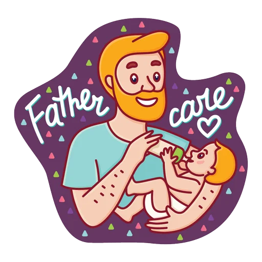 Sticker from the "Baby Care" sticker pack