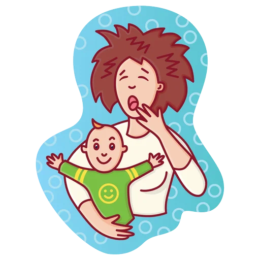 Sticker from the "Baby Care" sticker pack