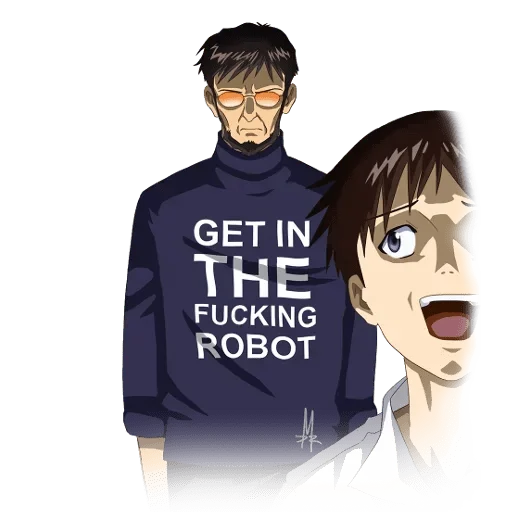 Sticker from the "Evangelion" sticker pack