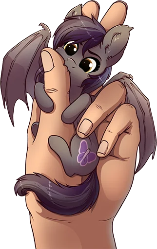 Sticker from the "Batpony Loves SSTO LANTR" sticker pack