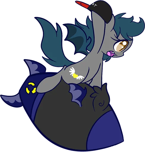 Sticker from the "Batpony Loves SSTO LANTR" sticker pack