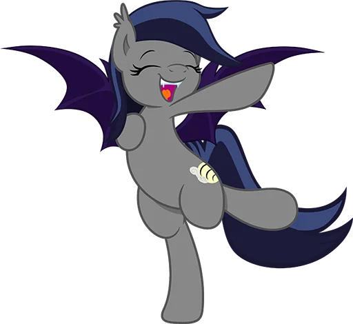 Sticker from the "Batpony Loves SSTO LANTR" sticker pack