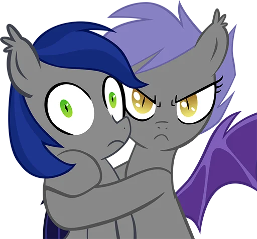 Sticker from the "Batpony Loves SSTO LANTR" sticker pack