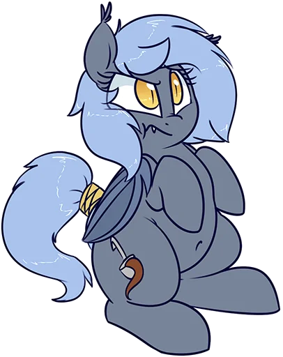 Sticker from the "Batpony Loves SSTO LANTR" sticker pack