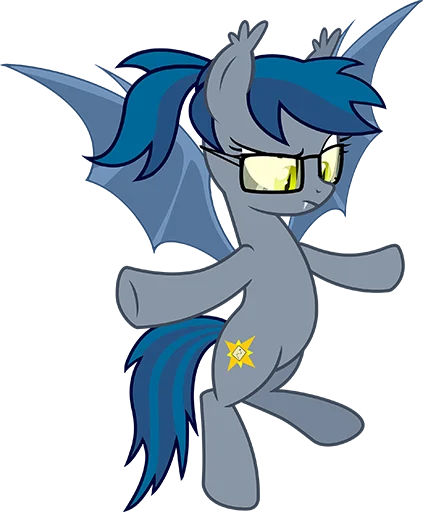 Sticker from the "Batpony Loves SSTO LANTR" sticker pack