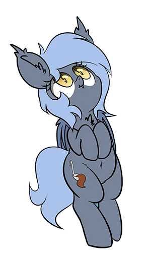 Sticker from the "Batpony Loves SSTO LANTR" sticker pack