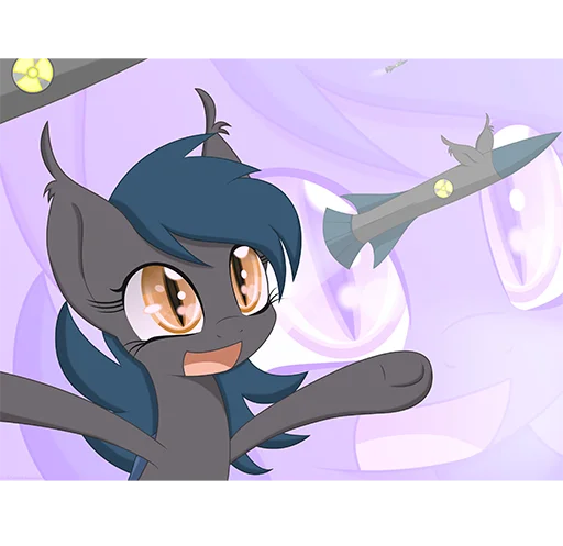 Sticker from the "Batpony Loves SSTO LANTR" sticker pack