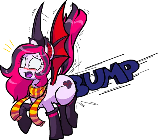 Sticker from the "Batpony Loves SSTO LANTR" sticker pack