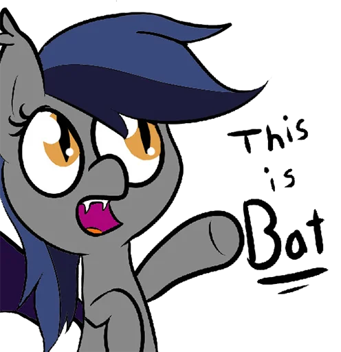 Sticker from the "Batpony Loves SSTO LANTR" sticker pack