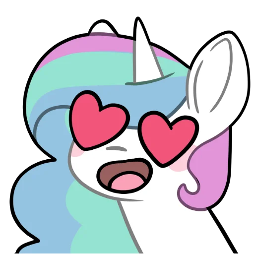 Sticker Derp Celestia