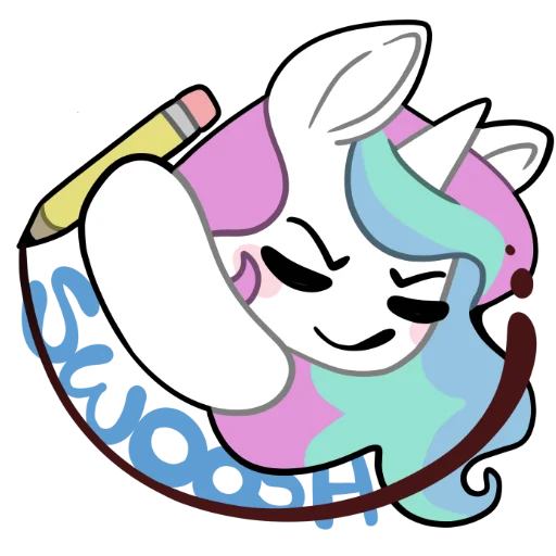 Sticker Derp Celestia