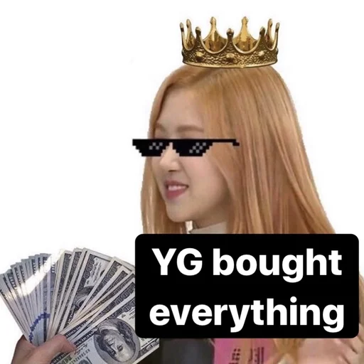 Sticker from the "Blackpink memes" sticker pack