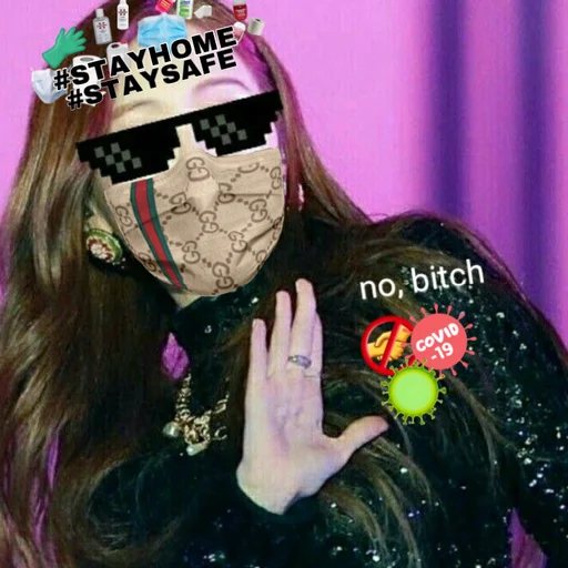 Sticker from the "Blackpink memes" sticker pack