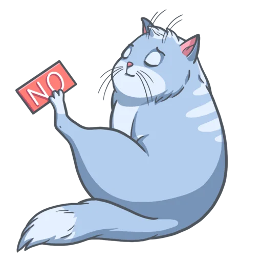 Sticker from the "Random funny cats" sticker pack