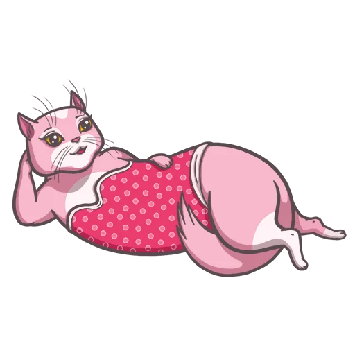 Sticker from the "Random funny cats" sticker pack