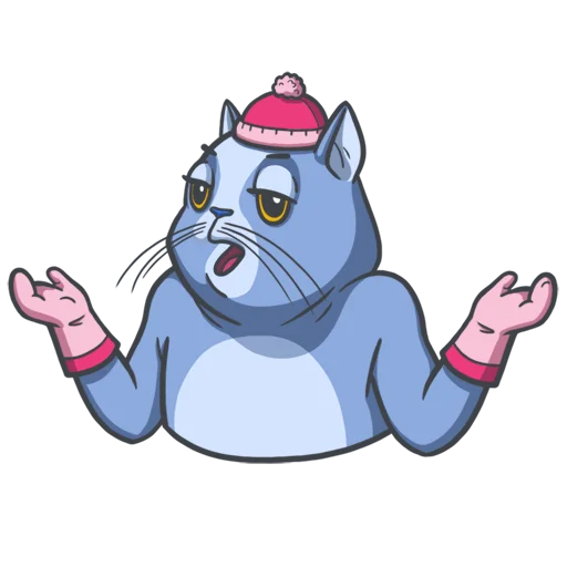 Sticker from the "Random funny cats" sticker pack