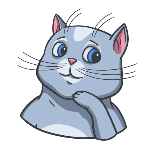 Sticker from the "Random funny cats" sticker pack