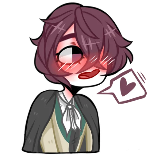 Sticker from the "Bungou Stray Dogs (Roritozokaru)" sticker pack