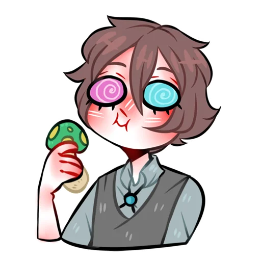 Sticker from the "Bungou Stray Dogs (Roritozokaru)" sticker pack