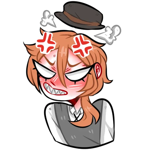 Sticker from the "Bungou Stray Dogs (Roritozokaru)" sticker pack