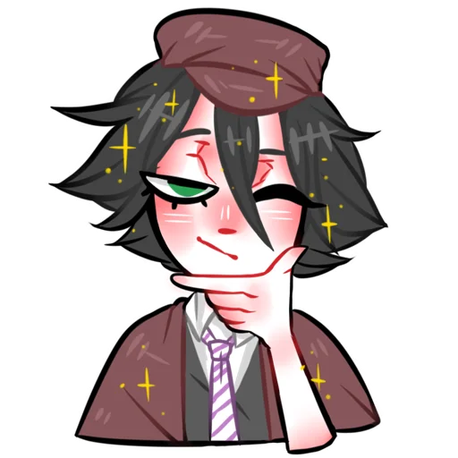 Sticker from the "Bungou Stray Dogs (Roritozokaru)" sticker pack